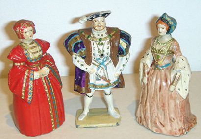 VERTUNNI LA COUR D'ANGLETERRE : Henri VIII, Jeanne Seymour et Anne de Clèves.