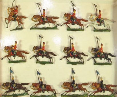 null « Hussards rouges prussiens au galop » (12). 