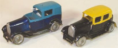 JOUETS CITROEN Coupé de ville et conduite intérieure (1930/40). Ces voitures étaient...