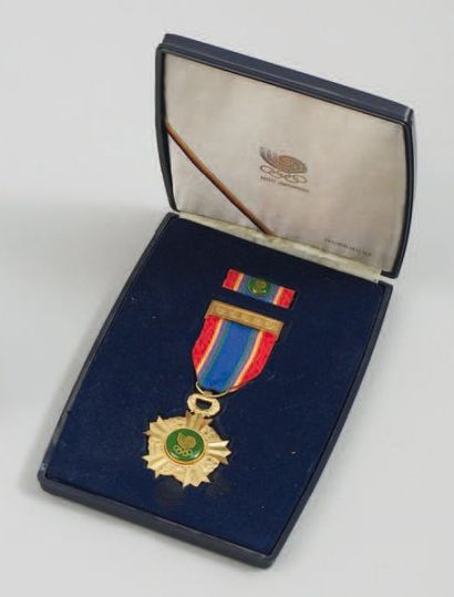 null [Séoul, 1988] Médaille du mérite, accordée aux dirigeants dans son boîtier....