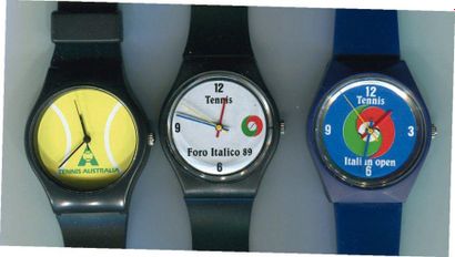 null 6 montres : Tennis Australia - Italian Open - Foro Italico 89 - Puma (2 différentes...