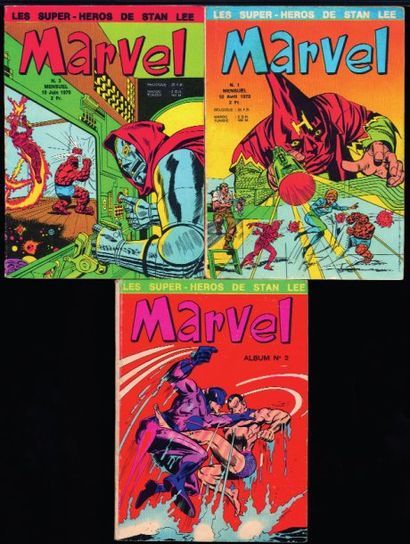STAN LEE MARVEL Marvel N°1 et N°3 brochés Album N°2 incluant les volume 5, 6 et 7...