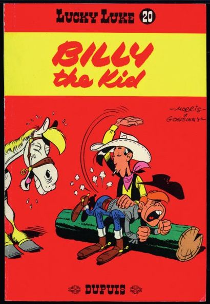 MORRIS & GOSCINNY LUCKY LUKE 3 albums "Billy the kid", Edition censurée 1963 Etat...