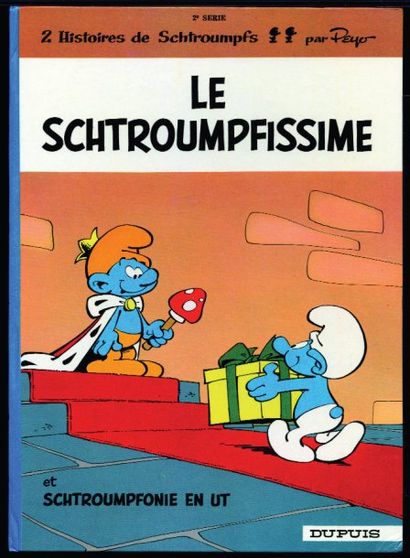 PEYO LES SCHTROUMPFS "LE SCHTROUMPFISSIME", EO 1965. Etat quasi-neuf (5534)