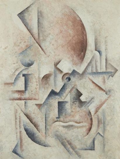 Robert MARC (1943-1993) Composition cubiste.
Huile sur toile, non signée.
116 x 90...