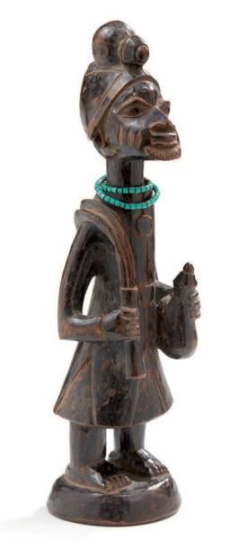 null Statuette Yoruba (Nigeria)
Haut.: 32 cm.

Provenance: Anciennes collections...