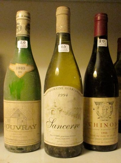 null Ensemble de 11 bouteilles :			

2 bouteilles SANCERRE Domaine Guérin 1995 (els)

1...