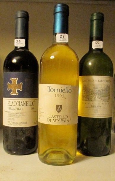 null Ensemble de 10 bouteilles :				

1 bouteille TOSCANE "Torniello", Castello di...