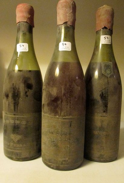 null Ensemble de 11 bouteilles :				

2 bouteilles GEVREY-CHAMBERTIN Camus (1 SM,...