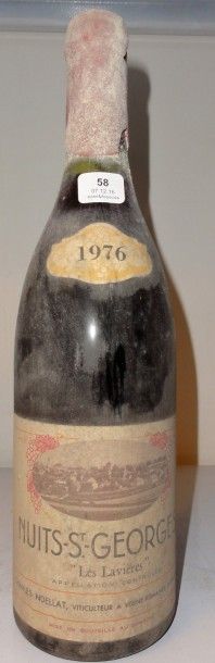 null 6 bouteilles NUITS-ST-GEORGES "Les Lavières", C. Noëllat 1976 (es, 2 LB) 

