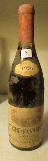 null 1 bouteille VOSNE-ROMANEE 	"Genevrières", C. Noëllat 1976	 (es, elt) 

