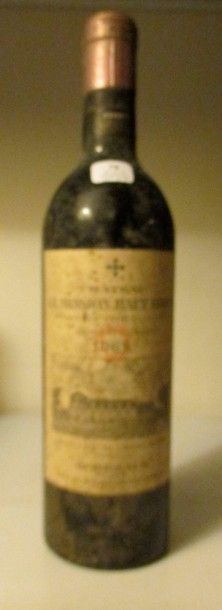 null 1 bouteille CH. LA MISSION HAUT-BRION, Pessac-Léognan 1962 (ets, MB) 

