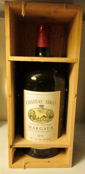 null 1 double-magnum CH. SIRAN, Margaux 	1978 cb 

