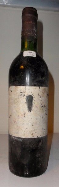 null 1 bouteille CH. MARGAUX, 1° cru Margaux (TLB, ea fânée, SM) 

