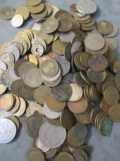 null Lot de pièces de monnaie divers