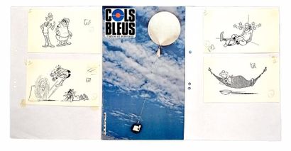 null 

COLS BLEUS n°1860 du 17/08/1985

Ensemble de 4 dessins originaux sur cartonnette...