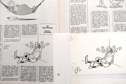 null 

COLS BLEUS n°1860 du 17/08/1985

Ensemble de 4 dessins originaux sur cartonnette...