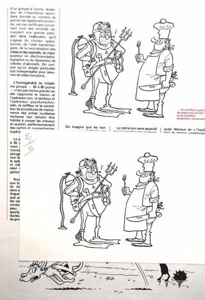null 

COLS BLEUS n°1862 du 07/09/1985

Ensemble de 3 dessins originaux sur cartonnette...