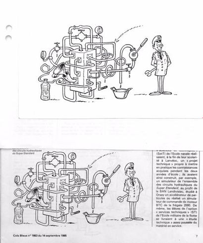 null COLS BLEUS n°1863 du 14/09/1985

Ensemble de 6 dessins originaux sur cartonnette...