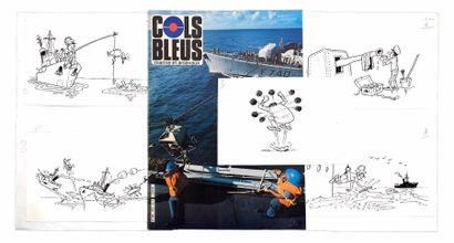 null 

COLS BLEUS n°1873 du 23/01/1985

Ensemble de 5 dessins originaux sur cartonnette...
