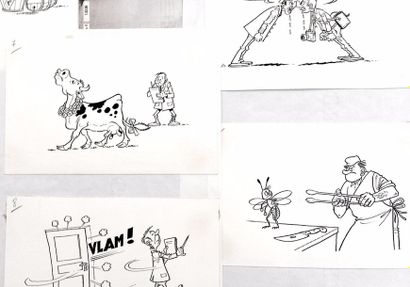 null 

COLS BLEUS n°1886 du 01/03/1986

Ensemble de 9 dessins originaux sur cartonnette...