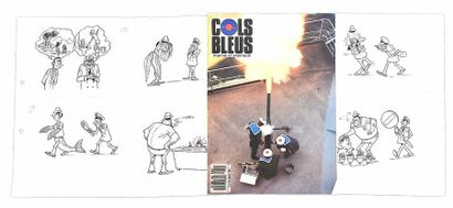 null 

COLS BLEUS n°1950 du 11/07/1987

Ensemble de 6 dessins originaux sur cartonnette...