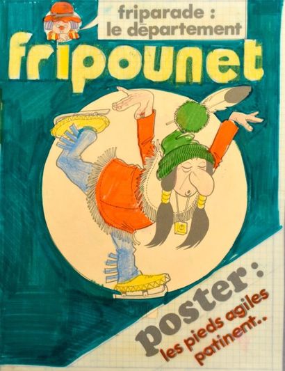 null Magazine Fripounet 

Couverture originale du magazine Fripounet n°10 de 1976...