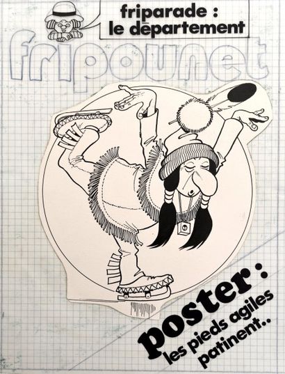 null Magazine Fripounet 

Couverture originale du magazine Fripounet n°10 de 1976...