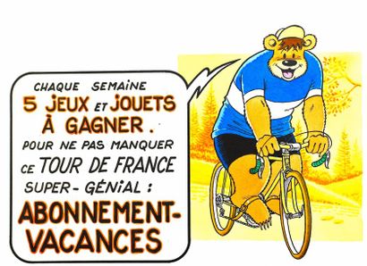 null Série avec NESTOR l'ours

Cyclisme - Tour de France - Beau dessin original en...