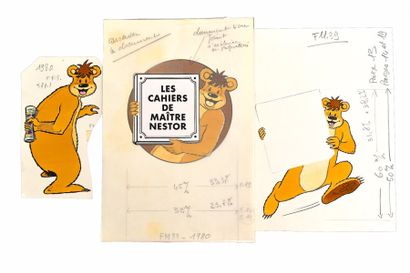 null Série avec NESTOR l'ours

Ensemble de 3 maquettes-dessin original pour les en-tête...