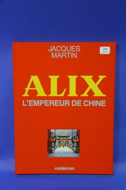null MARTIN - album T.L. "Alix : L'empereur de chine " - 1983 - Casterman - n°843/1500...