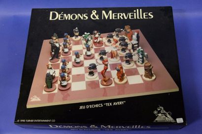 null TEX AVERY - Jeu d'Echecs "Démons et Merveilles" - 1990 - License Turner Entertainment...