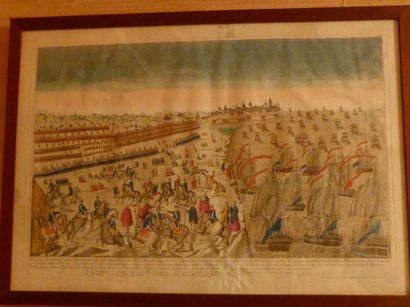 null Deux images d'Epinal: batailles de WAGRAM et Rédition de l'armée anglaise d...