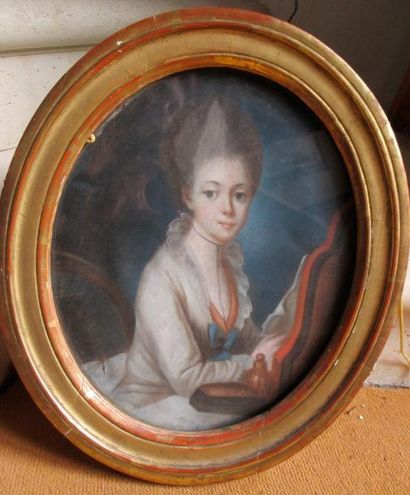 ECOLE FRANCAISE du XIXème s. "Portrait de femme"

Pastel ovale

30 x 25 cm. (acc...