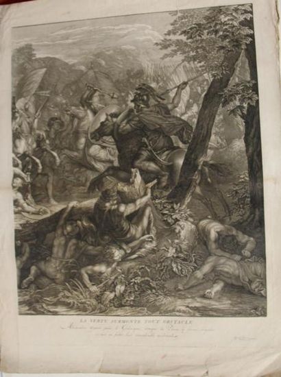 null Charles LEBRUN (d'après)

"Les batailles d'Alexandre le grand"

Huit gravures...