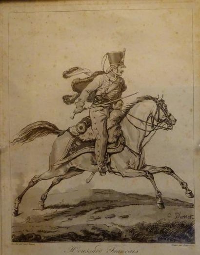 null Carle VERNET (1758-1836) d'après - DEBUCOURT graveur

"Houssard français"

Gravure...