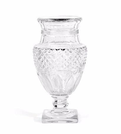 null BACCARAT

Vase Médicis en cristal taillé

H : 29,5 cm.