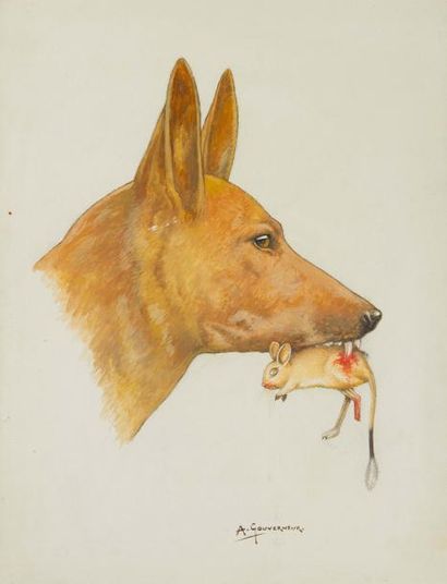 null Alfred GOUVERNEUR (Né en 1885)

Chien

Aquarelle.

30 x 22 cm