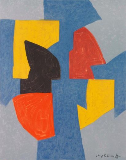 null POLIAKOFF Serge (1906-1969) d'après

" Composition"

Lithographie signée dans...