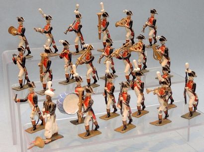 null Vingt-cinq musiciens des Grenadiers de la Garde (quelques manques).