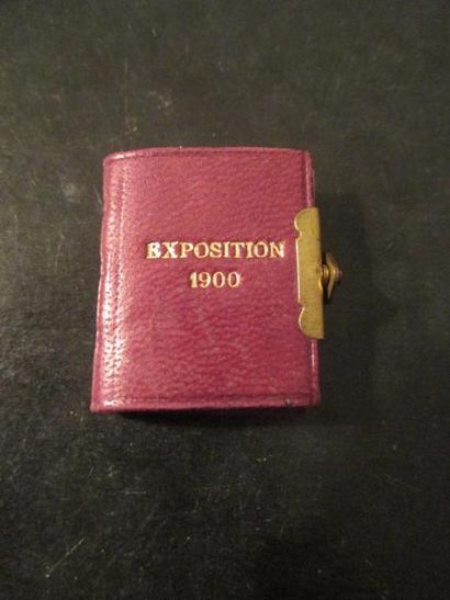 null Livre miniature souvenir de l'exposition universelle 1900