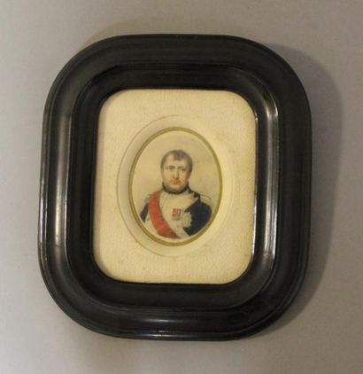 null Ecole du XIXème s.

"Portrait de Napoléon Ier de face"

Miniature ovale

7 x...