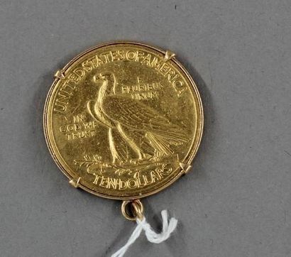 Pièce de 10 dollars en or tête d'indien 1932...