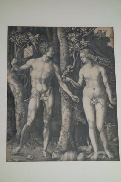 null Albrecht DURER d'après

Adam et Eve

Héliogravure par Armand DURAND

23,5 x...
