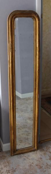 null Miroir rectangulaire cadre bois doré 