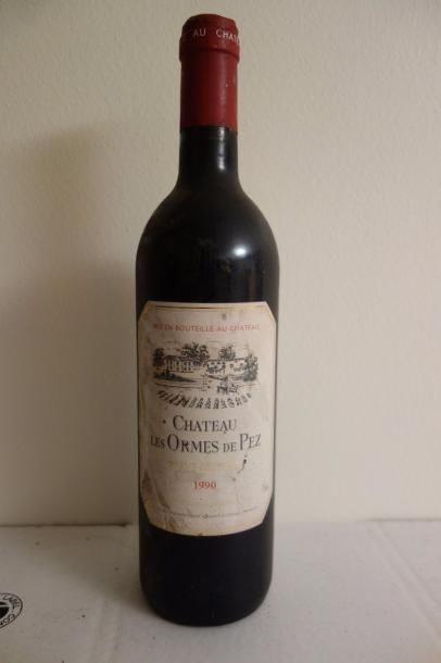 null 18 bouteilles château LES ORMES DE PEZ 1990 (ets& t, 1ca)