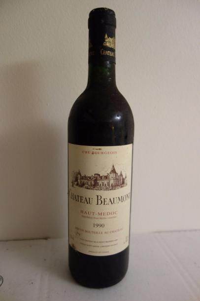 null 15 bouteilles château BEAUMONT 1990(es&t) 