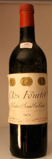 null 1 bouteille CLOS FOURTET 1ier cru classé SAINT EMILION 1979 