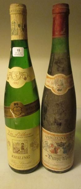 null Ensemble de 12 bouteilles :				

4 bouteilles ALSACE "Comte d'Andlau-Hombourg,...