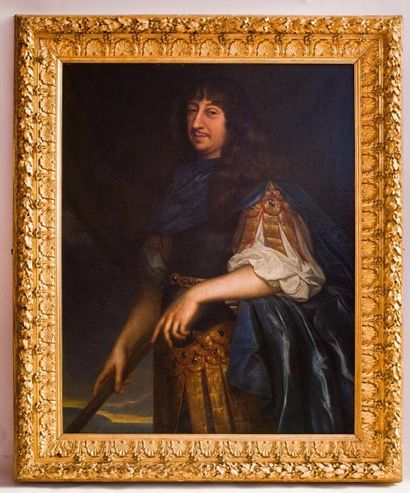 null ELLE Louis Ferdinand (Attribué à) 1612 – Paris - 1689

Portrait présumé de François...